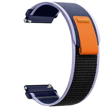 Imagem de Pulseira de nylon compatível com Samsung Galaxy Watch 7/FE/6/5 Pro 4 3/Watch 4 6 Classic/Active/Gear S2 S3 Frontier, pulseira esportiva de 20 mm e 22 mm para Galaxy Watch de 47 mm, 43 mm, 45 mm, 40