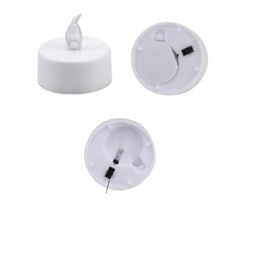 Imagem de Kit 2 Vela Eletrônica Decorativa Led Amarela + Baterias