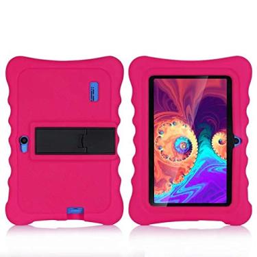 Imagem de AIJAKO Capa de silicone de 7 polegadas para tablet infantil Haehne/Dragon Touch Y88X Plus/Y88X Pro/YUNTAB Q88/ZONKO/Contixo/Tagital T7K/iRULU X37/SIXGO/INONI/LAMZIEN/Dasuy/CARRVAS/Pritom (rosa)