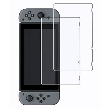Imagem de Kepuch Pacote com 2 películas de vidro temperado transparentes para Nintendo Switch