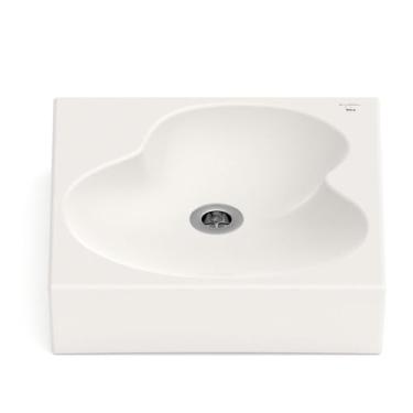 Imagem de Kit 3 Cubas de Apoio 41x41cm Ruy Ohtake Roca Bege