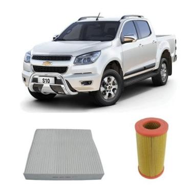Imagem de Kit Filtro Ar Condicionado + Filtro Ar Motor S10 Trailblazer - Wega