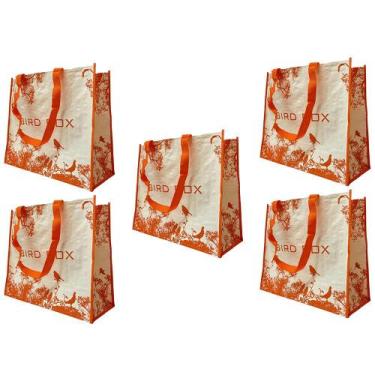 Imagem de Bolsa Ecologica Ecobag Saco De Ombro Retornavel Kit 5 Uni Mercado Comp