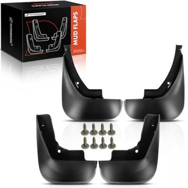 Imagem de A-Premium Protetores de respingos de lama compatíveis com Audi C6 A6 2006-2011 Sedan apenas 4 peças