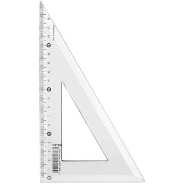 Imagem de Esquadro Plástico 60 Graus - Waleu