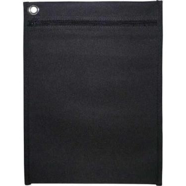 Imagem de Pasta Malote Nylon 30X40Cm Preta Vertical 3Un - Reflex