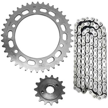 Imagem de Kit Relação Transmissão Nx 400 Falcon Aço 1045 T-Mac