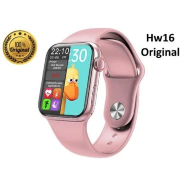 Imagem de Smartwatch Relogio Inteligente Hw16 44mm Monitor Bluetooth - Alzza