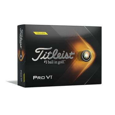 Imagem de Bola de golfe Titleist Pro V1 Prior Generation, amarelo, pacote com 12