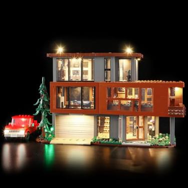 Imagem de YEABRICKS Luz LED para 21354 Ideas Twilight The Cullen House Building Blocks Model (conjunto de construção não incluído)