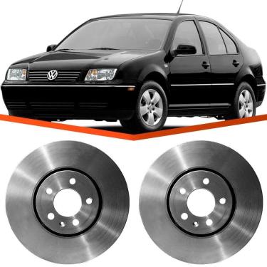 Imagem de Par Disco Freio Volkswagen Bora 2.0 99 a 2011 Dianteiro Ventilado
