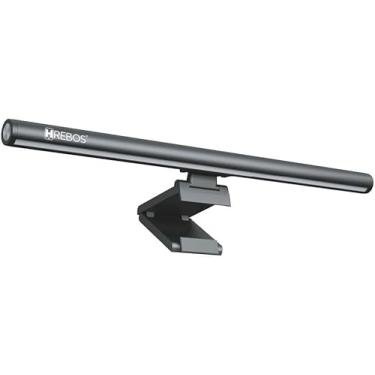 Imagem de Luminária Barra De Led Para Monitor Notebook Computador Usb Mesa Sensor touch 5 Modeos de Cor, Com Ajuste de intensidade de luz Em Alumínio e Metal USB-A/Type-C