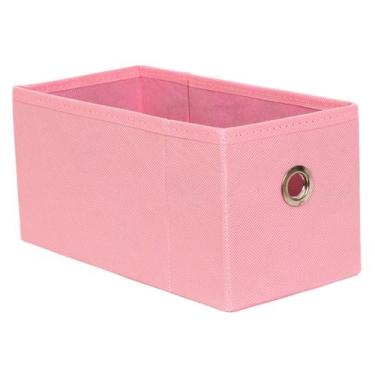 Imagem de Caixa Organizadora 14x14x28 Colorida Ilhos - ORGANICANTO, Rosa