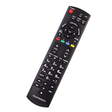 Imagem de GHUST Substituição universal de controle remoto N2QAYB000570 para Panasonic TV TC-P4232C TC-P42S30 TC-P42X3 TC-P4632C TC-P46S30 TC-P46X3 TC-P50S30 TC-P50X3 TC-P60S30 TC-P6 0S30UA