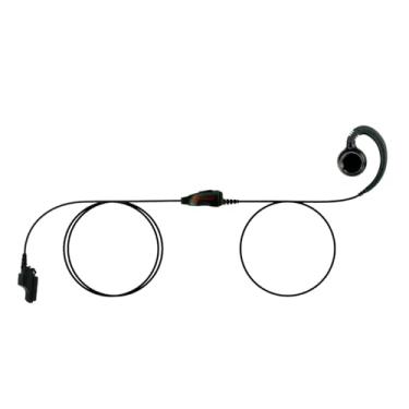 Imagem de Fone de ouvido giratório EH com microfone e PTT para rádios Motorola XTS5000 XTS2500 e rádios Kenwood Viking VP900. ** Folga **
