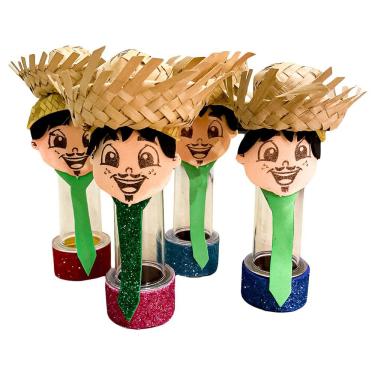Imagem de Tubete Festa Junina Menino Caipira - 10 Unidades
