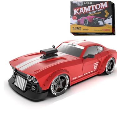 Imagem de Keetopteep Remote Control Car RC Drift Car, KM3299 1:32 4WD RC Cars Vehicle with ESP Gyro, LED Headlights Drift Wheel, High Speed Racing RC Vehicle Gifts for Adults
