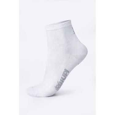 Imagem de Meia HUPI Casual Cano Curto Algodão Branco