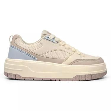 Imagem de Tênis logus casual harmony feminino 22710, Champanhe rose, 36