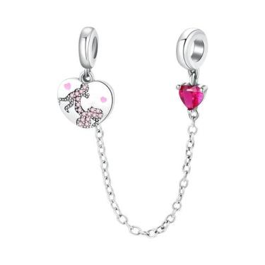 Imagem de Corrente de Prata 925 com Pingente Trevo - Para Pulseiras Pandora, 192