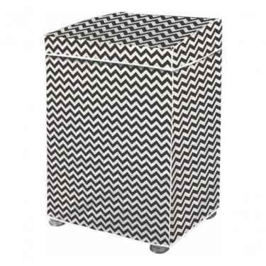 Imagem de Capa De Máquina De Lavar Zigzag Forrada G - Proteção Extra