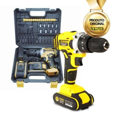 Imagem de Furadeira Parafusadeira Pfl20b2 Sem Fio Bateria 20v Lynus