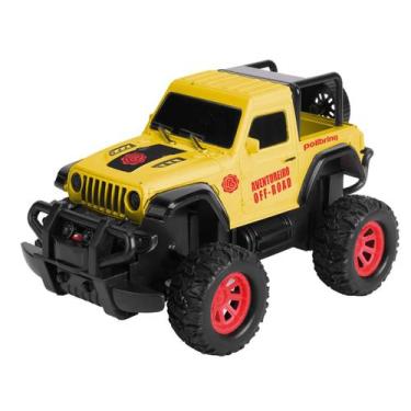 Imagem de Carrinho de Controle Remoto Aventureiro Amarelo - Polibrinq