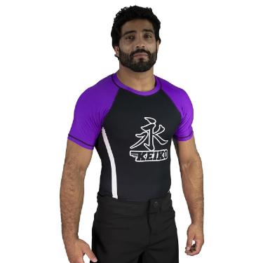 Imagem de Rashguard Speed Manga Curta Keiko Sports Unissex G Roxo