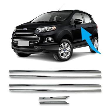 Imagem de Aplique Cromado Pestana do Vidro Ecosport 2013/2020 - SHEKPARTS, Shekp