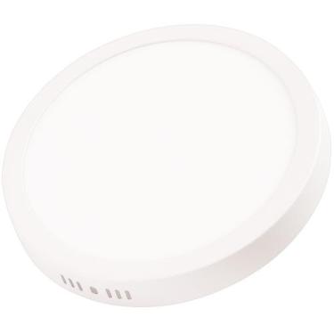 Imagem de Plafon LED Tramontina Redondo de Sobrepor 12K 6500K Luz Branca