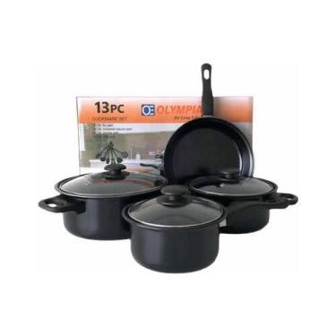 Imagem de Conjunto de utensílios de cozinha, conjunto de panelas antiaderentes, 