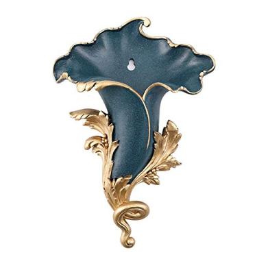 Imagem de CUTPOIY Vaso de flores altas de resina retrô estilo europeu para sala de estar, sala de jantar, quarto, cozinha, escritório, hotel, decoração de parede, decoração de casa, vaso decorativo para