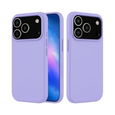 Imagem de Capa Capinha Case Premium Compatível Com iPhone 17 PRO Aveludada Anti Impacto Reforçada Silicone Emborrachado Com Proteção De Câmera (LILÁS)
