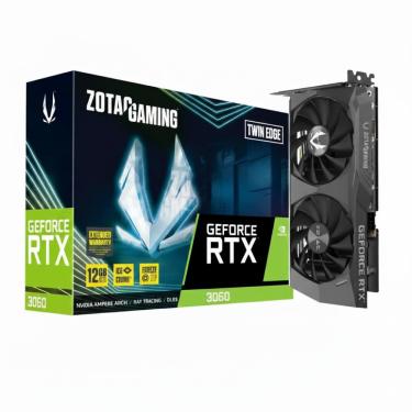 Imagem de Placa de Vídeo GeForce RTX 3060 12GB GDDR6 192bits - Twin Edge - Zotac - ZT-A30600E-10M