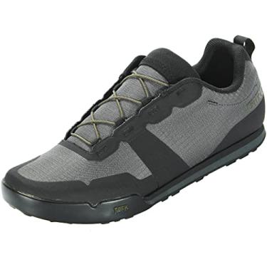 Imagem de Giro Tênis masculino Tracker Fastlace com pedal plano, Dark Shadow/Trail Green (2022), 47