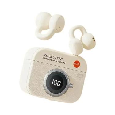 Imagem de Fones De Ouvido Bluetooth Sem Fio Estilo Câmera Retrô Q86, Earbuds Est