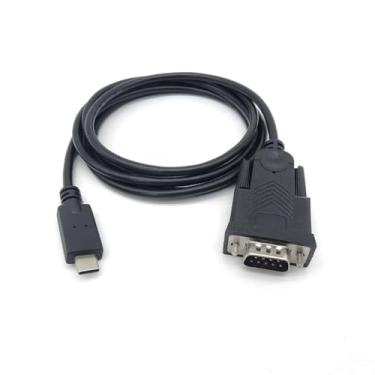 Imagem de Cabo Adaptador Usb Tipo C - Para Serial Db9 - R232