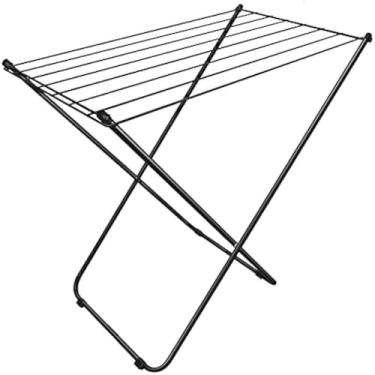 Imagem de Varal de chao para secar roupas, pratico, economico, aco, dobravel, resistente, e estavel, grande.