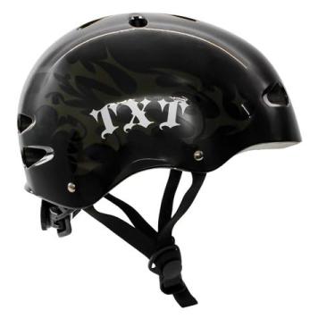 Imagem de Capacete Traxart Intermediário Biker Preto GC-087, MEDIO