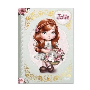 Imagem de Caderno Colegial Brochura Jolie 80 Folhas Tilibra, Verde
