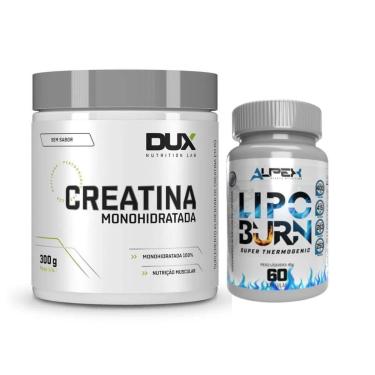 Imagem de Kit Creatina Dux 300g + Termogênico Lipo Burn-Unissex