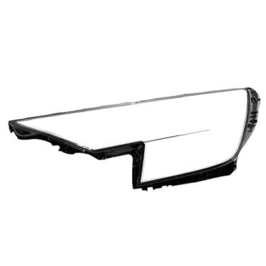 Imagem de Escudo do farol do carro transparente abajur lente capa Compatível com audi q8 2019 2020 2021 2022 substituições de peças de automóvel(Left side)