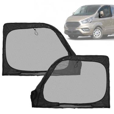 Imagem de Hihaha Tela mosquiteira magnética para porta da frente para Ford Transit Connect 2002-2025 119 x 78,7 cm Van janela lateral anti mosquiteiro malha de nylon fino para acampamento campo de pesca 1 par