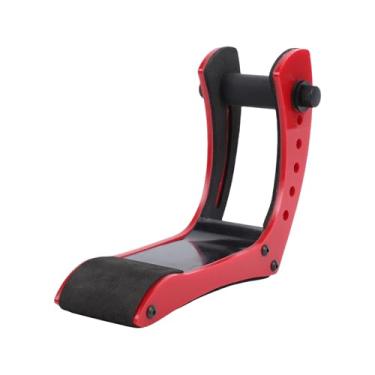 Imagem de Alomejor Suporte de Guitarra Elétrica, Suporte de de Guitarra para Montagem No Chão, Almofadas de Esponja de Braçadeira de Acrílico, de Rack Vertical Ajustável Em Altura (Vermelha)