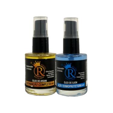 Imagem de Kit 2un Óleo Reparador De Pontas Rei Do Reparador - 30ml (Argan + Ojon)