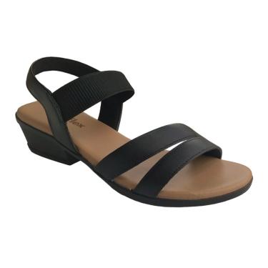 Imagem de Sandália Feminino Usaflex Salto Bloco Preto AK1801001