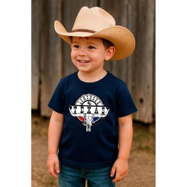 Imagem de Camiseta De Criança Moda Country Infantil Várias Cores E Tamanhos Farm