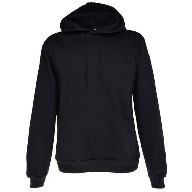 Imagem de Moletom Aveloz Canguru Básico Preto-Unissex