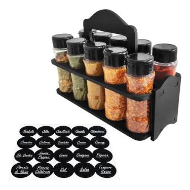 Imagem de Porta Mantimentos Com Alça Potes De Tempero Tampa Dosadora P - Congrat