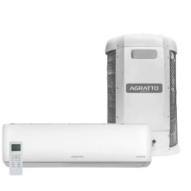 Imagem de Ar Condicionado Split Agratto Hi Wall Zen Top Inverter 24.000 Btu/h Frio Monofásico Branco ZICST24F-02 220V